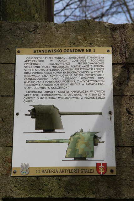 Gdynia - Bateria Artylerii Stałej