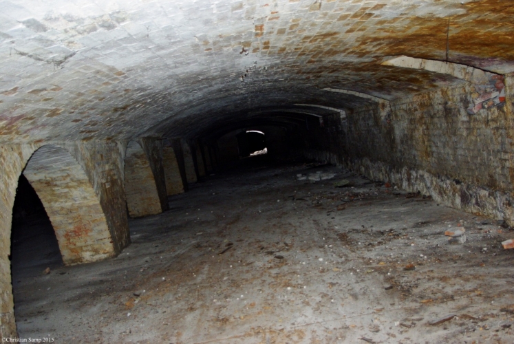 Część podziemna pod terenem byłego dworca