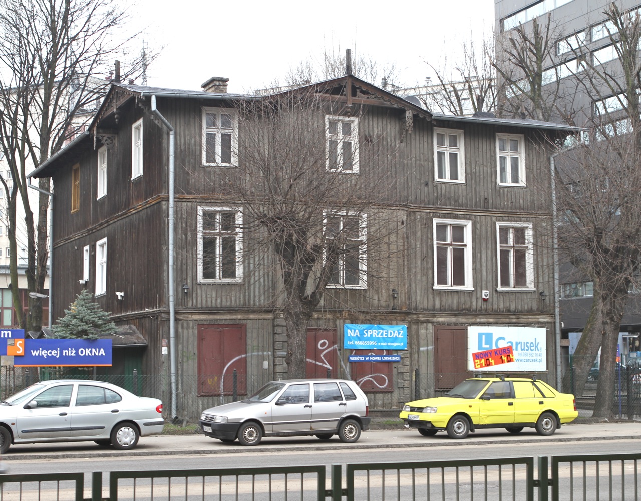 Drewniany domek przy ul. Kartuskiej