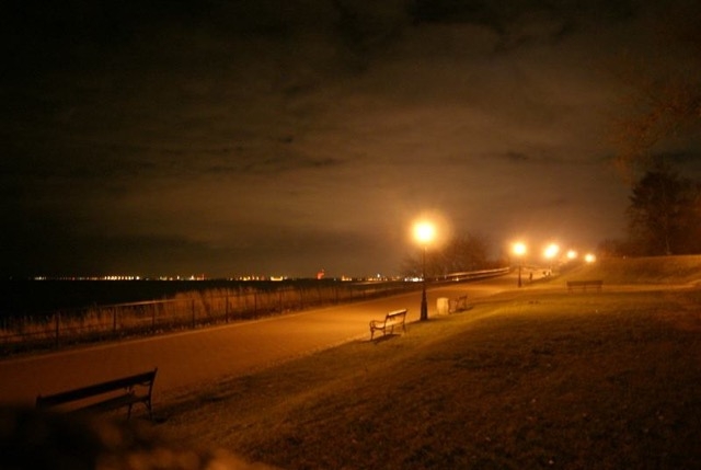 Gdynia Orłowo nocą
