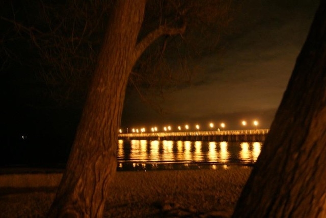 Gdynia Orłowo nocą