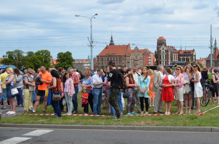 Odchodząca panorama Gdańska