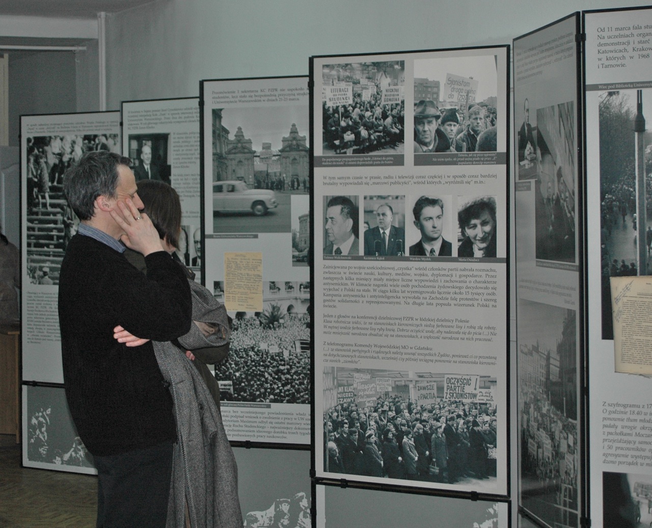 Zwiedzanie wystawy Marzec\'68