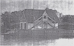 Dom młodych miłośników wioślarstwa, widok sprzed 1916 r.