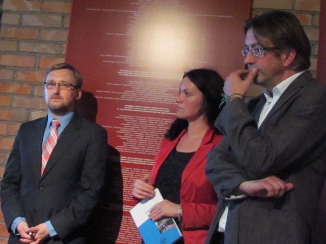 Od lewej: Jan Daniluk, Ewa Malinowska, Janusz Trupinda