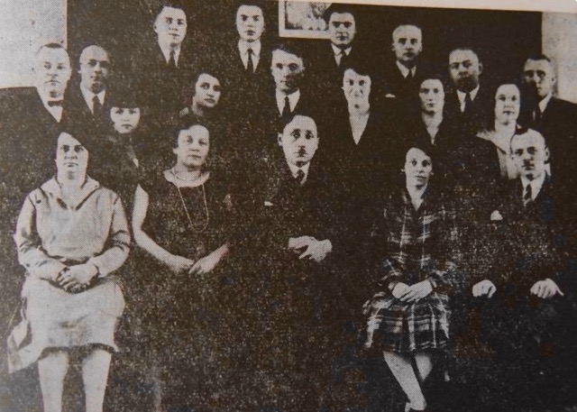 Mieszkańcy Oliwy na spotkaniu organizacyjnym Towarzystwa Ludowego Jedność, 1929 rok / Fot. z archiwum Jerzego Affeltowicza